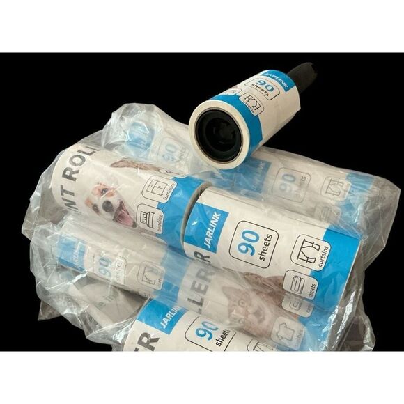 10 Lint Rollers w Handle 900 sheets NWT Jarlink - Picture 2 of 2